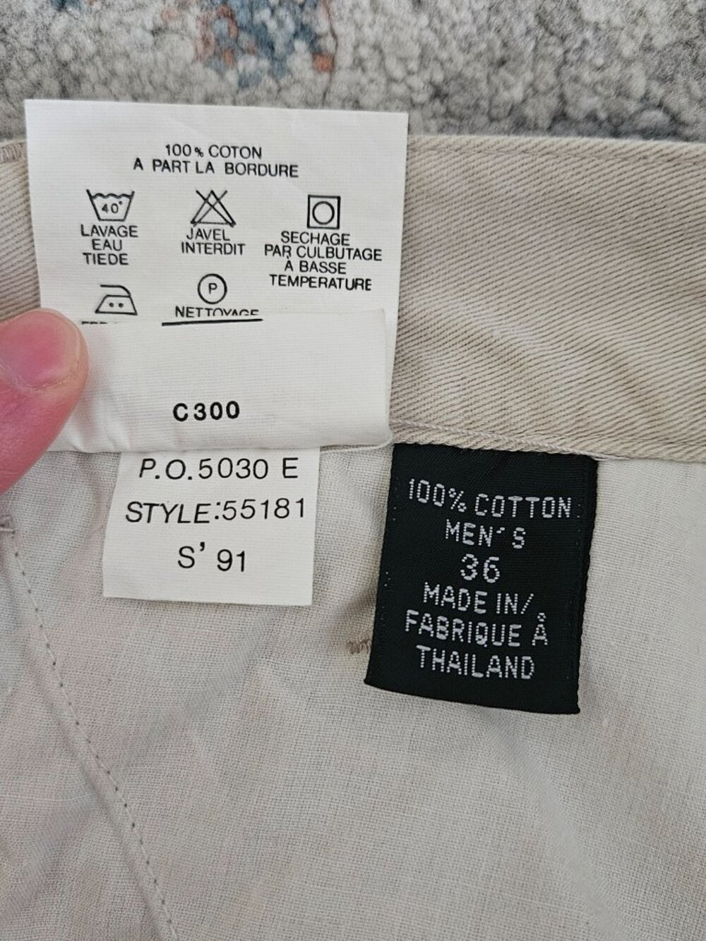 1991 Patagonia Twill Pants - Picture 3 of 10